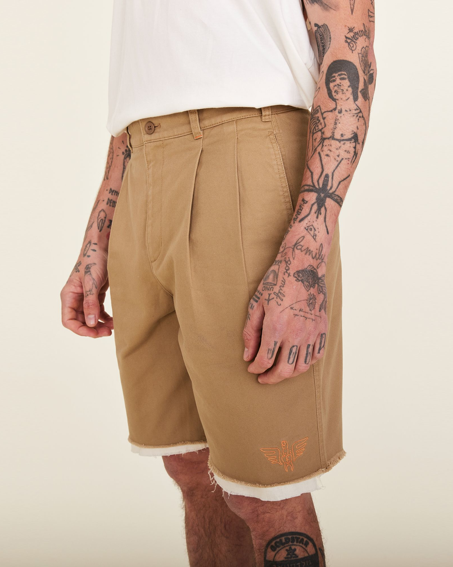 (image for) Domineering Dandois x Dockers® Original Khaki Pleated Cutoff Short